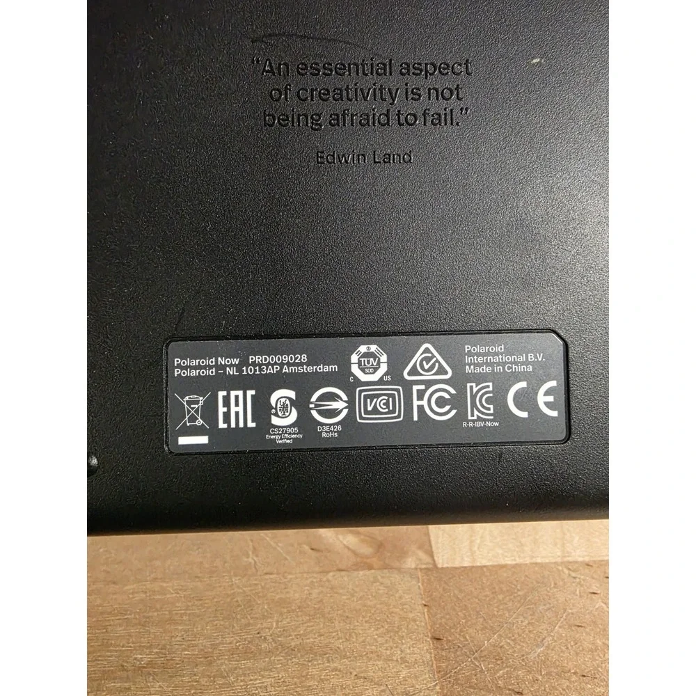 Polaroid Now PRD009028 Instant Camera Tested Working No Charger